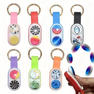 1 件裝 Hand Spinner 系列彈性 磁鐵玩具彩色減壓 Fidget 黑科技玩