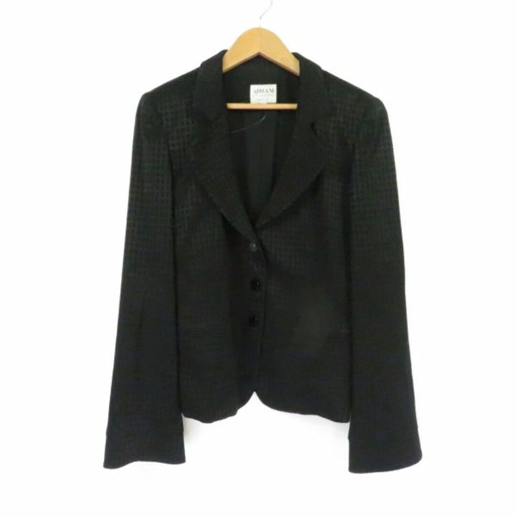 Armani Collezioni ARMANI COLLEZIONI On夾克外套女用 黑色 日本直送 二手