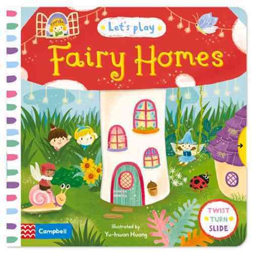 Let's Play: Fairy Homes (硬頁推拉書)(硬頁書)/Yu-hsuan Huang【禮筑外文書店】