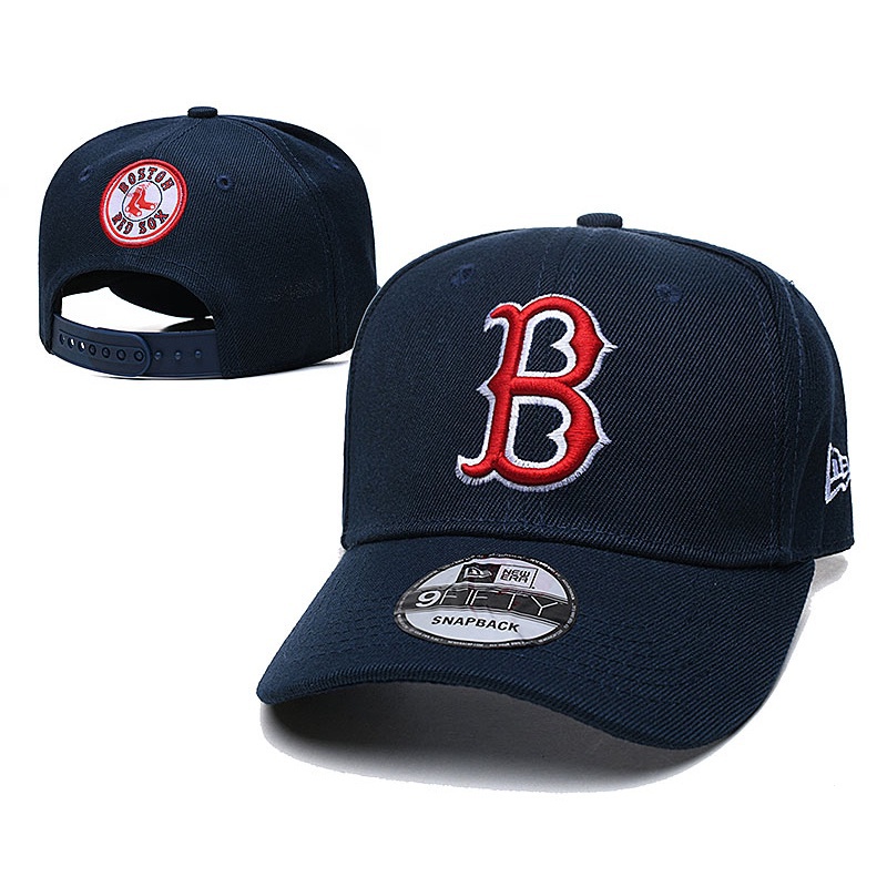 NEW ERA 新時代️帽子帽子 MLB 波士頓紅襪隊棒球帽男式女式帽子運動可調節新款 9fifty snapback