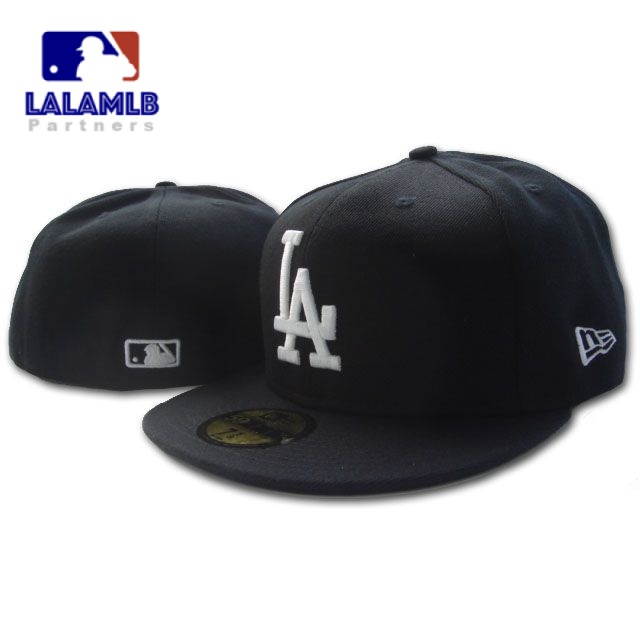 現成的股票MLB洛杉磯道奇隊緊身帽子59五十滿帽關閉繡花帽男女帽子帽子