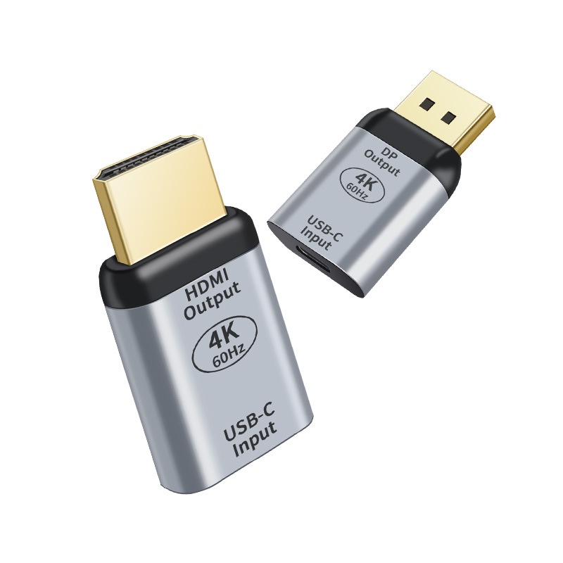 一代Type-C母轉HDMI公4K@60HZ高清音頻道轉接頭USB-C母轉DP1.4 mDP母8K轉接頭轉換器
