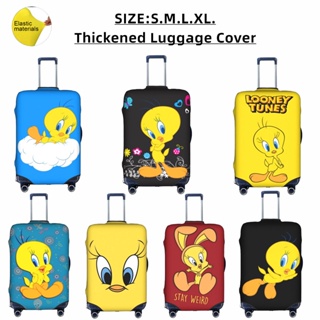[有貨]Tweety Bird 旅行行李套手提箱保護套適合 18-32 英寸行李箱