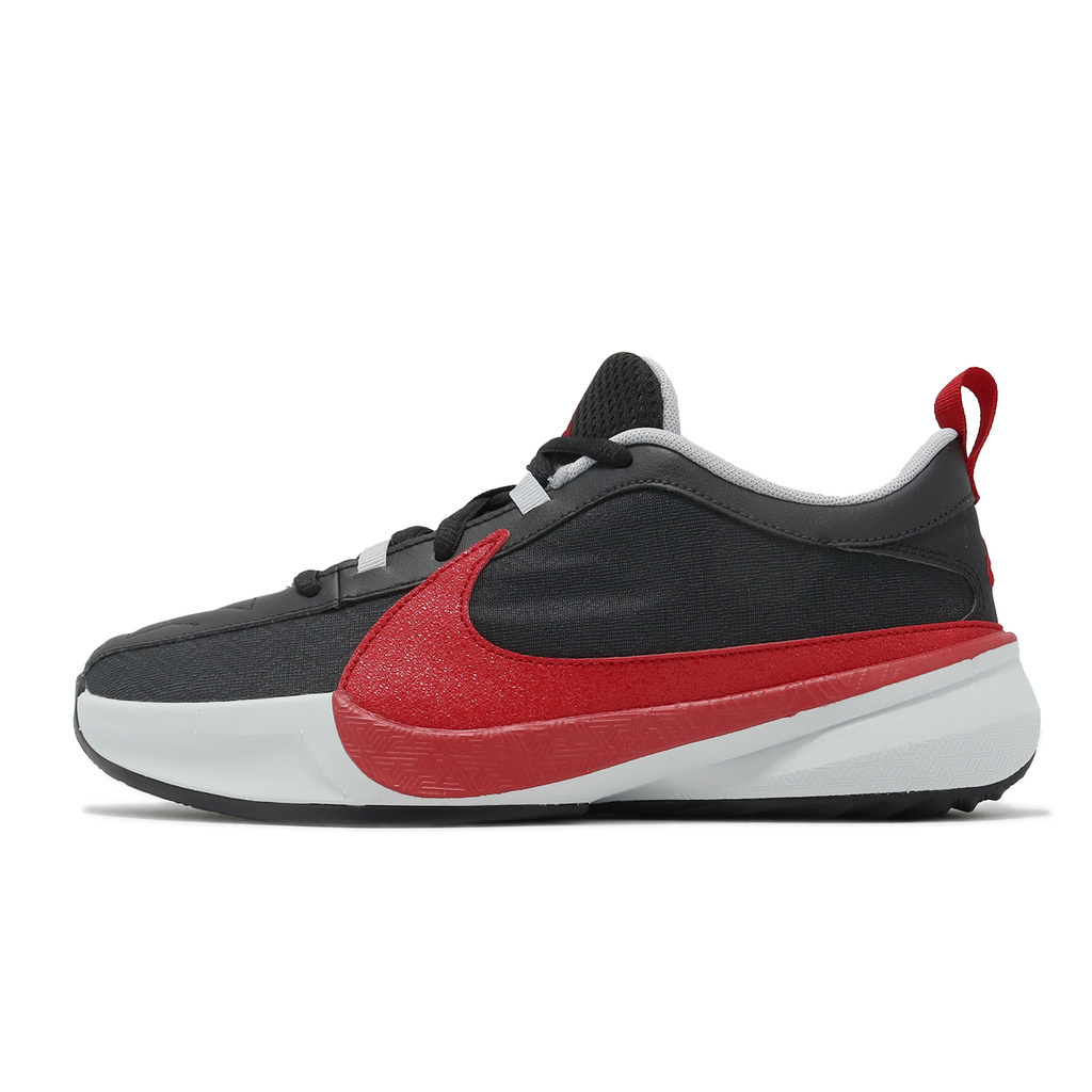 Nike 籃球鞋 Giannis Freak 5 GS 黑 紅 字母哥 女鞋 大童鞋 【ACS】 DZ4486-004