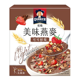 桂格 美味燕麥-可可鮮莓(46.4gX5包/盒)[大買家]