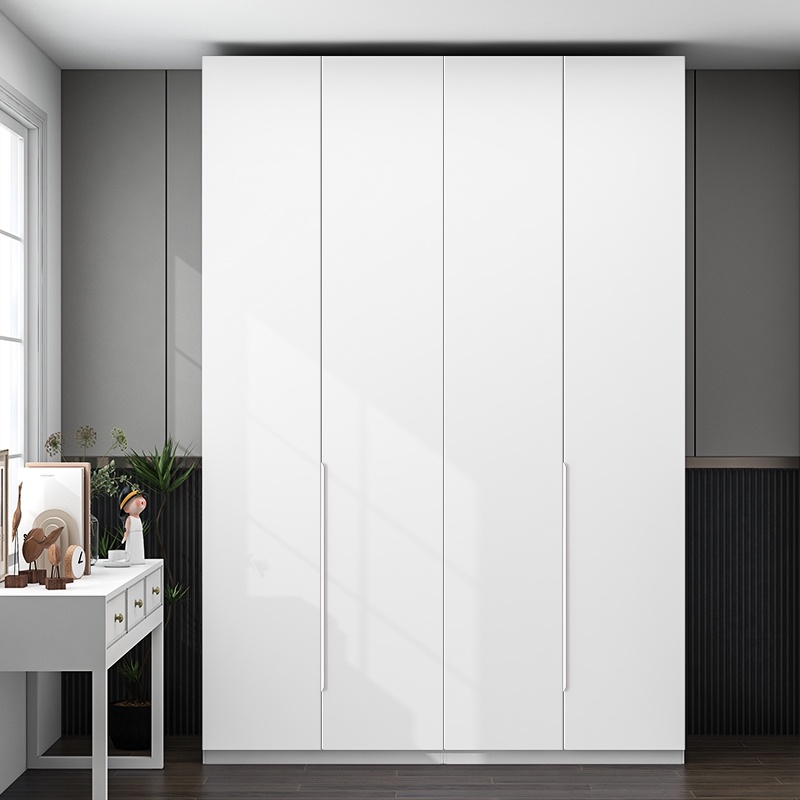 洛克菲勒衣櫃2023新款雙層鋼板家用卧室衣櫥現代簡約帶抽屜儲物櫃