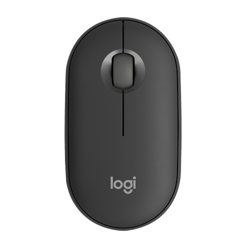 Logitech 羅技 M350s 鵝卵石 無線滑鼠 石墨灰