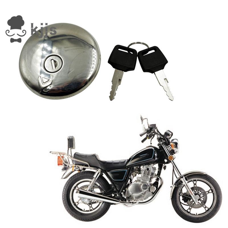 SUZUKI 摩托車燃油箱蓋帶 2 把鑰匙適用於鈴木 GN250 GN125 GN 125 250