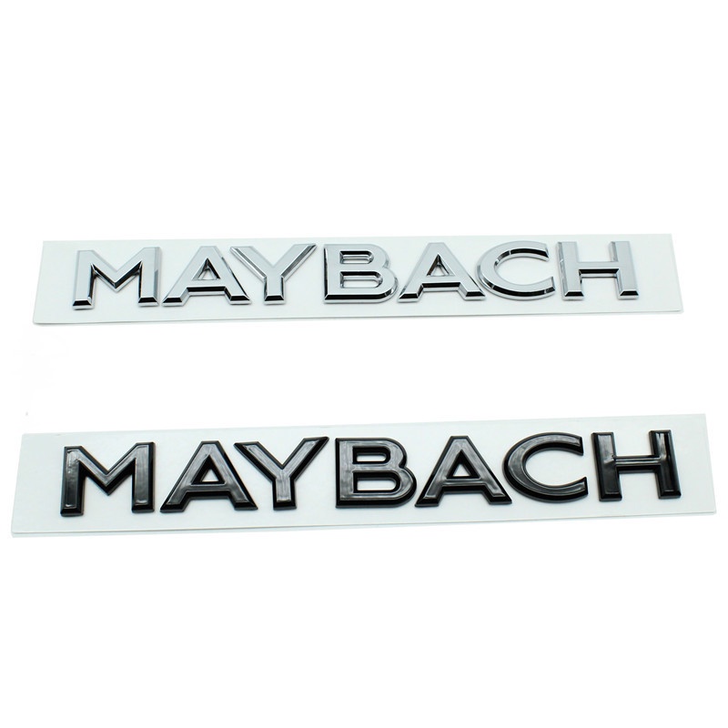 三維 ABS 汽車 MAYBACH 字母標誌貼紙適用於奔馳 MAYBACH S400L S480 S580 S600 S