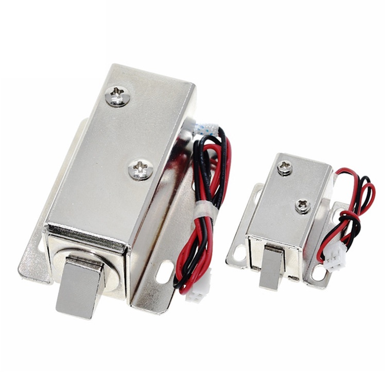 【批量可議價】電磁鎖LY-03小型電控鎖櫃門鎖電子鎖電鎖電磁閥直流12V插銷鎖舌型
