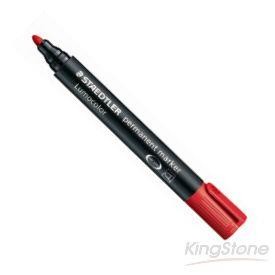 【STAEDTLER 施德樓】防乾油性麥克筆圓頭-紅（352）【金石堂】