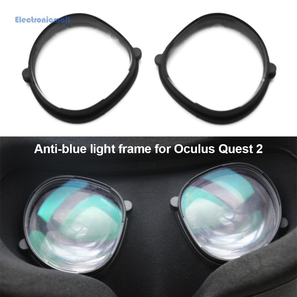 [ElectronicMall01.tw] 適用於 Oculus Quest 2 VR 眼鏡防藍光鏡片鏡框快速拆卸夾式鏡