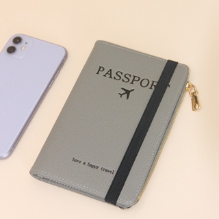 【全場客製化】【護照夾】清新 簡約 護照本 pu皮革護照包 多功能 證件包 皮套 護照夾