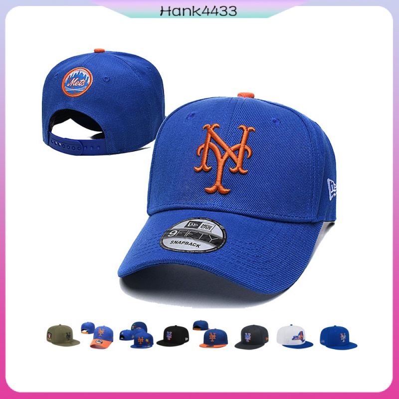 MLB 調整帽 紐約大都會 New York Mets 棒球帽 男女通用 彎簷帽 韓版平沿帽 嘻哈帽 運動帽 時尚帽