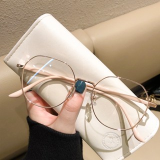 韓國圓形金屬框架眼鏡防輻射電腦藍光眼鏡女/男