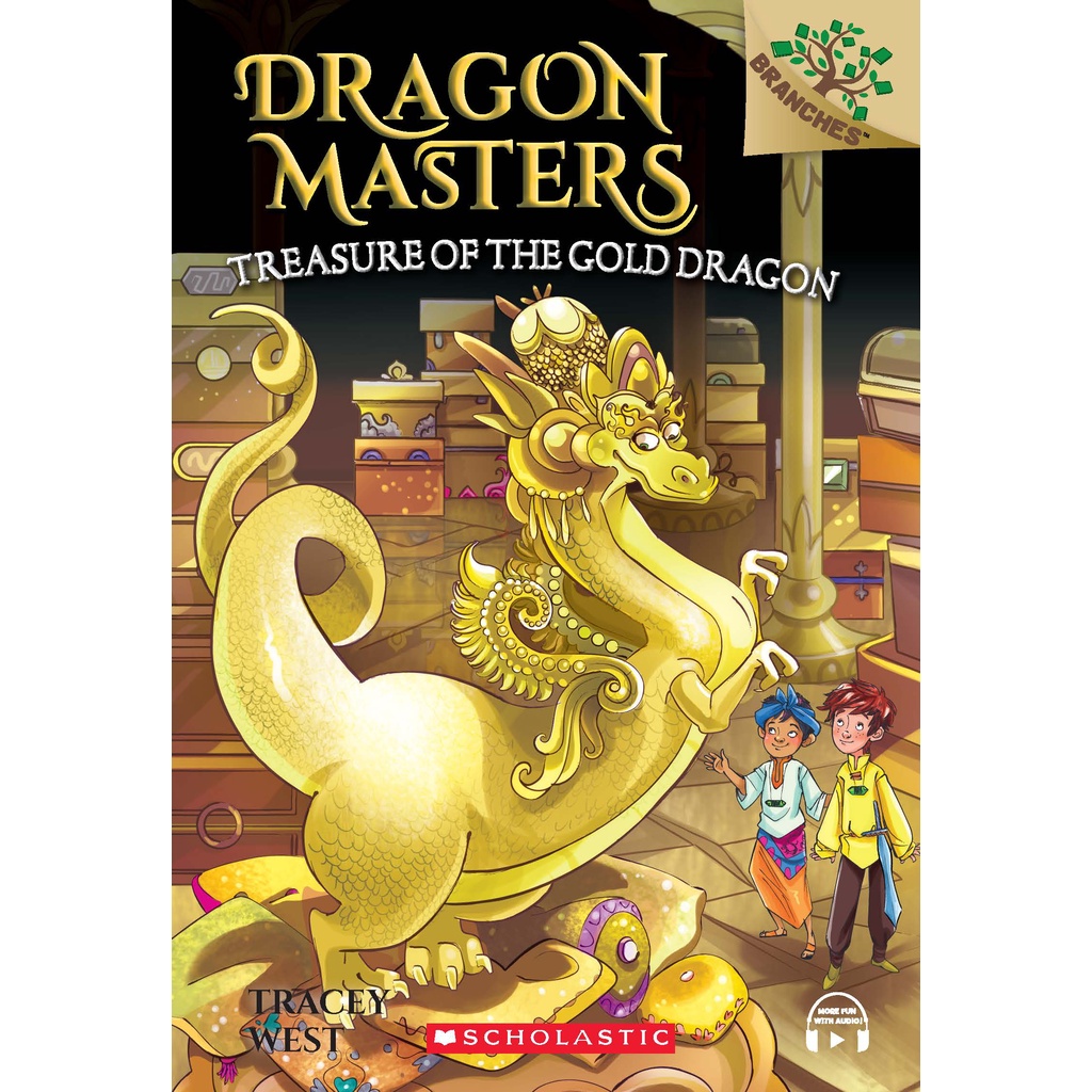 Dragon Masters #12: Treasure of The Gold Dragon (Cd & Storyplus)(有聲書)/Tracey West【三民網路書店】