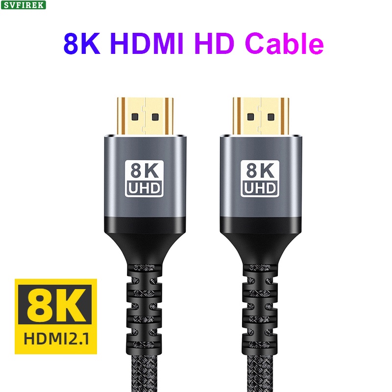 8k/60hz HDMI 電纜 48Gbps HDMI2.1 線公對公音頻視頻電纜三維超清晰 HDR 電纜用於顯示器 P