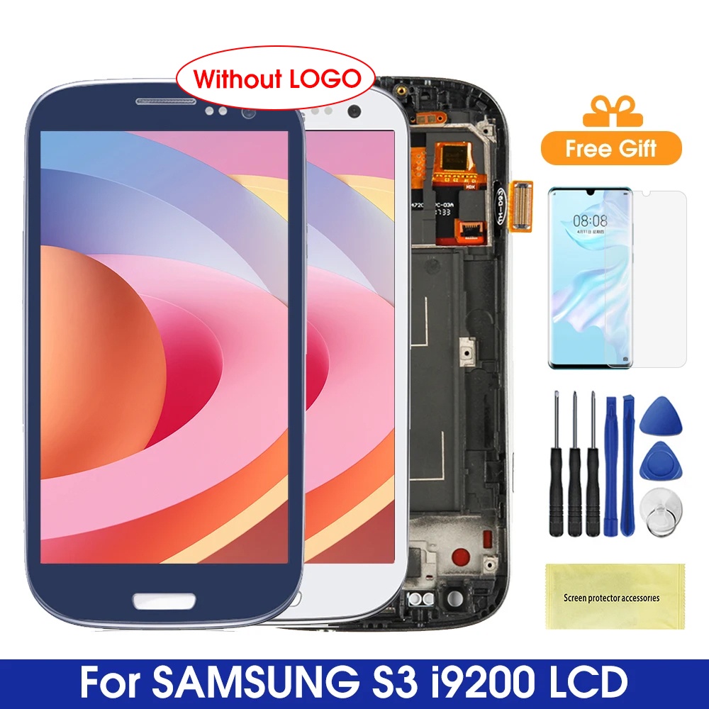 SAMSUNG S3 i9300 顯示屏,適用於三星 Galaxy S3 i9300 i9300i 液晶顯示屏觸摸屏數字