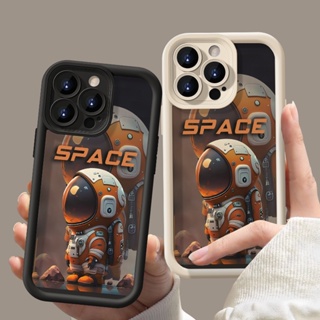 時尚 NASA Cool Astronaut Funny SPACE 柔軟加厚手機殼適用於 IPhone X XR XS