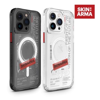 【SKINARMA】iPhone 15 未來科技磁吸防摔手機殼(Orion/附掛繩環)｜Pro/Max magsafe