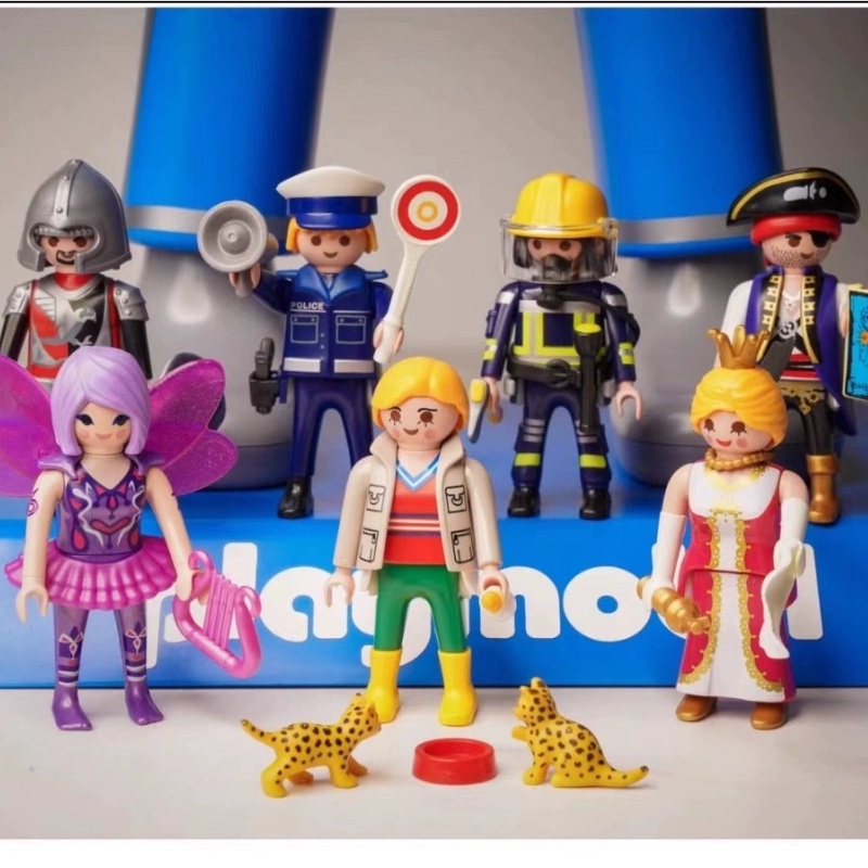 動漫 Playmobil 摩比世界手辦模型玩具 太空人飛行員職業公仔 兒童玩具