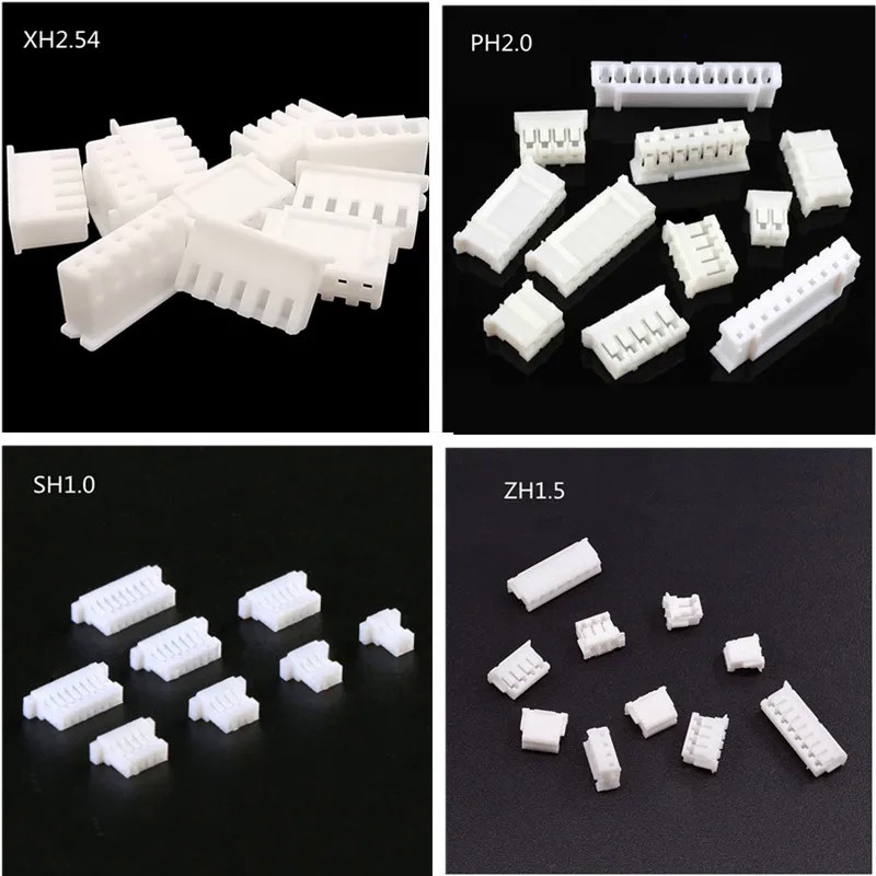 50 個 1.0mm 1.25mm 1.5mm 2.0mm 2.54mm SH JST PH XH 外殼連接器 2/3/