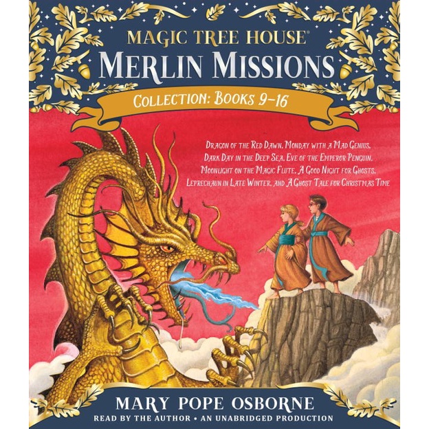 Merlin Missions Books 9-16 (audio CD, unabridged)(有聲書)/Mary Pope Osborne【三民網路書店】