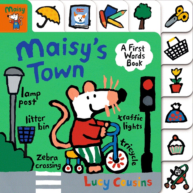 Maisy's Town: A First Words Books (硬頁書)(美國版)/Lucy Cousins【三民網路書店】