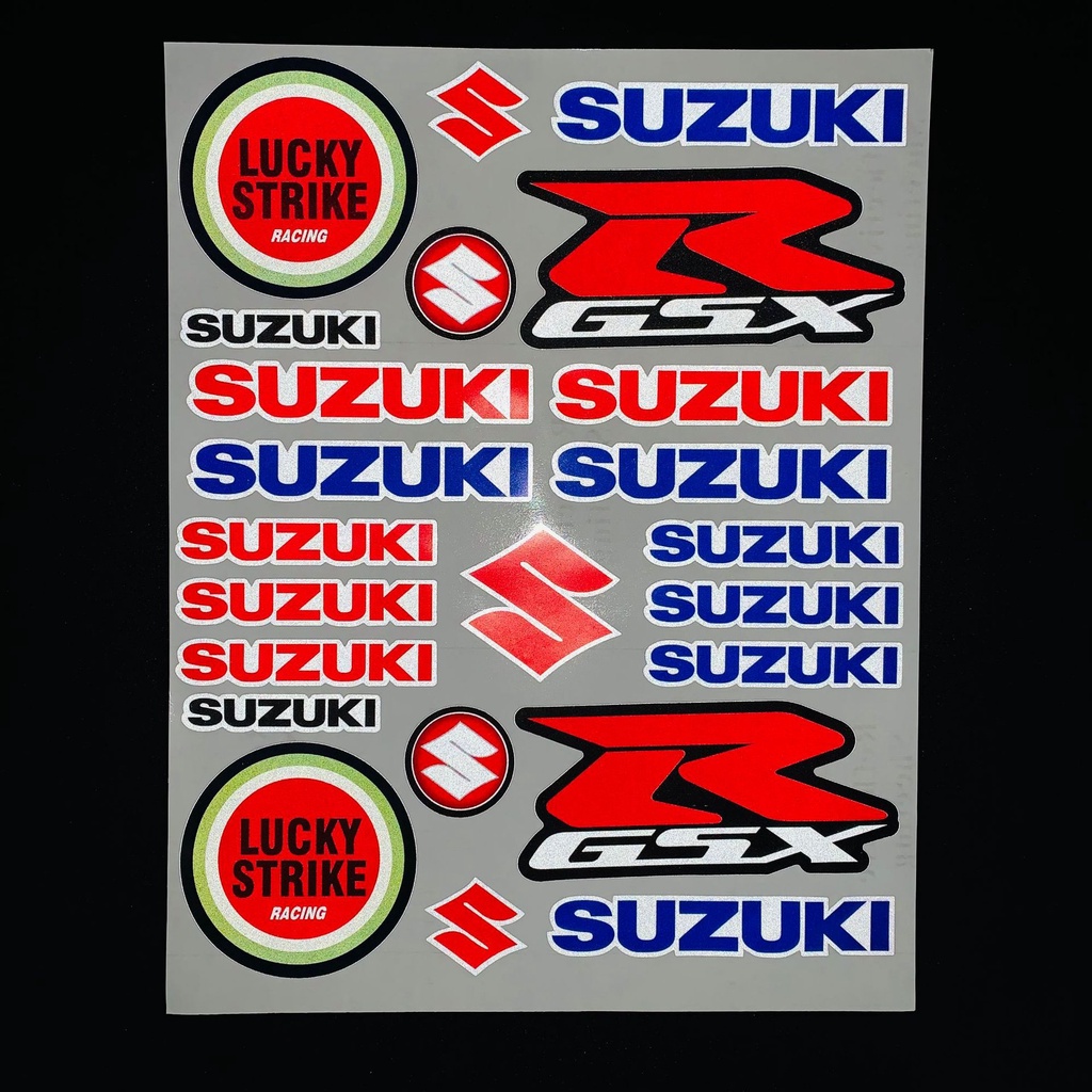 促銷 適用於鈴木SUZUKI機車汽車改裝貼紙防水反光個性LOGO標誌貼花