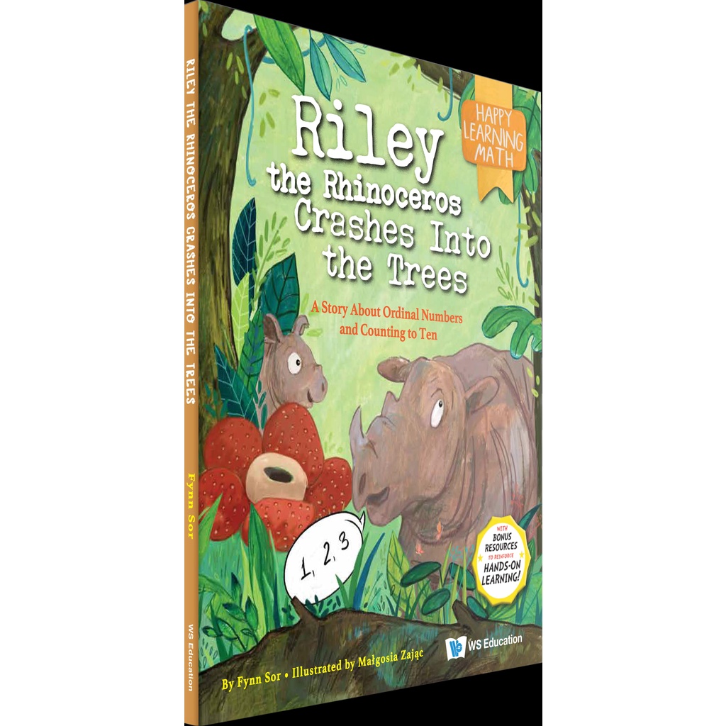 Riley the Rhinoceros Crashes Into the Trees: A Story About Ordinal Numbers and Counting to Ten/Fynn Sor【三民網路書店】