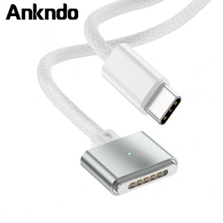 Ankndo USB-C 轉 MagSafe 3 充電線 適用 MacBook A2681 A2442 A2485