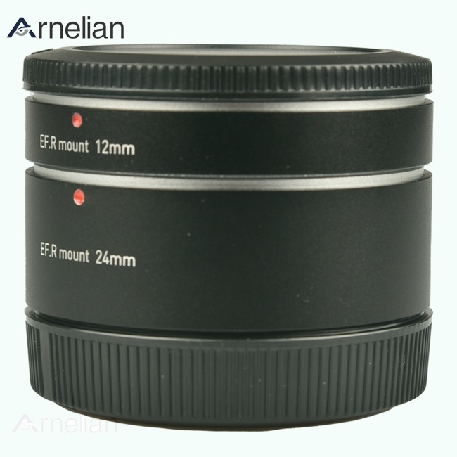 Arnelian Eosr 12mm 24mm 自動對焦微距延長管鏡頭轉接環兼容佳能 Eosr R5 R6 Eosrp