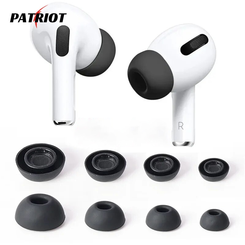 [PATRIO] 軟矽膠耳塞兼容 Airpods Pro 1/2 保護性替換耳塞套降噪孔耳墊