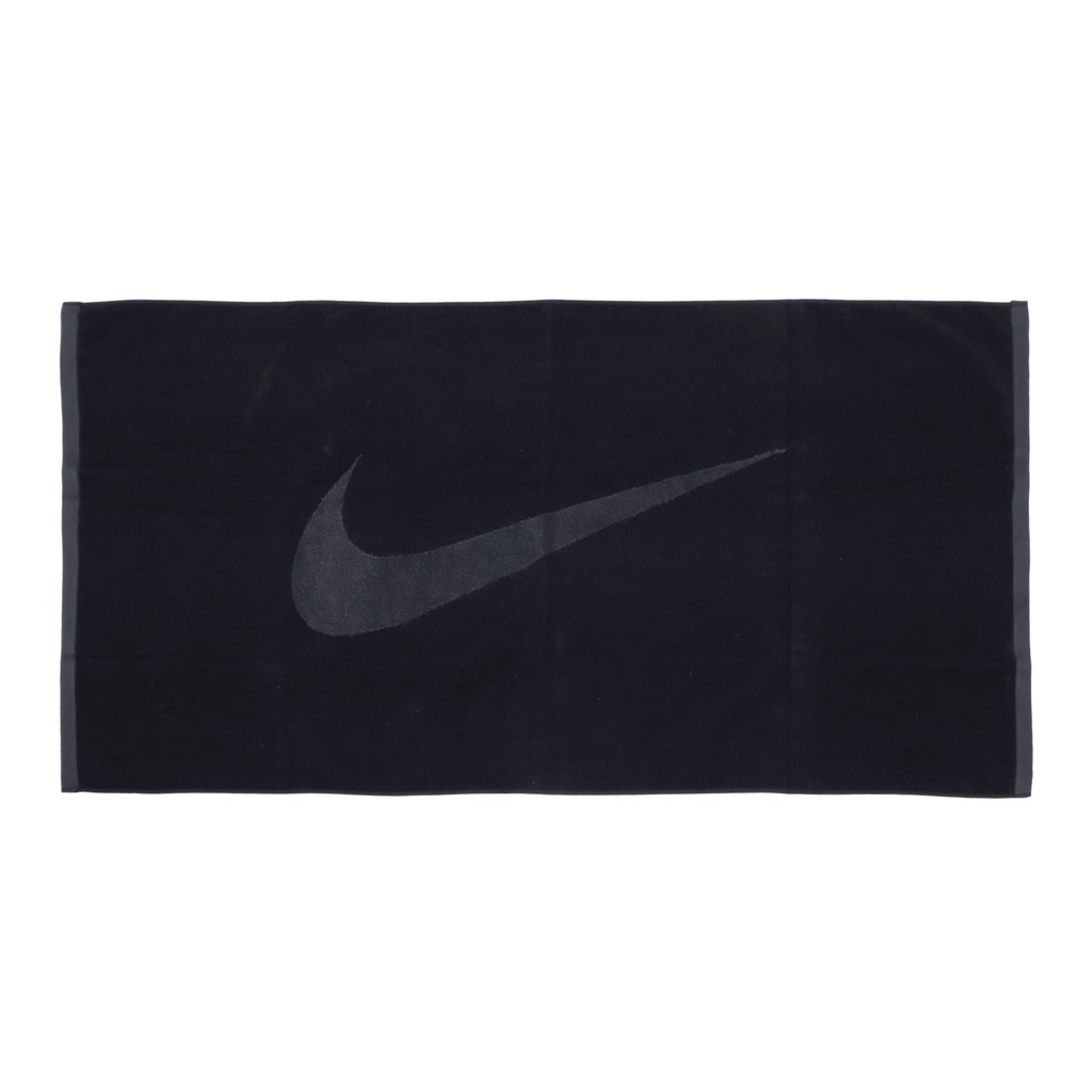 Nike 毛巾 Sport Towel 黑 運動毛巾 純棉 浴巾 吸水 棉質【ACS】 N100192904-6LG