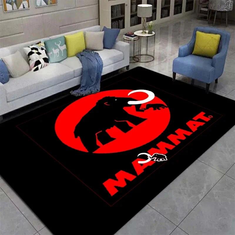 M-mammut印花地毯客廳臥室時尚美觀防滑地毯攝影道具生日禮物