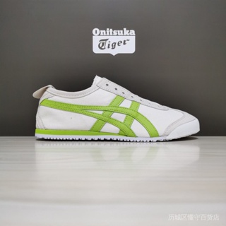 亞瑟士 Asicsasics Onitsuka Tiger帆布鞋Tiger Asics帆布一腳蹬懶人鞋男女跑步鞋懶人鞋三