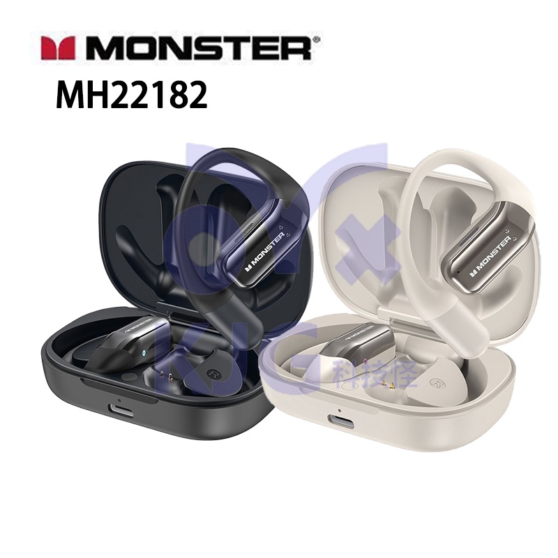 【新款】Monster/魔聲 MH22182 藍牙耳機 高配版 OWS開放式 動態降噪 低延遲 超長續航 耳機