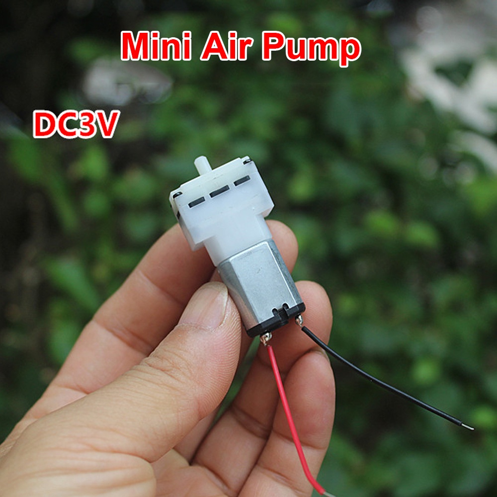 現貨直流3伏 迷你氧氣泵 DC 3V 3.7V 小型 030 電機電動氧氣泵適用於魚缸水族箱 血壓計氣泵配件