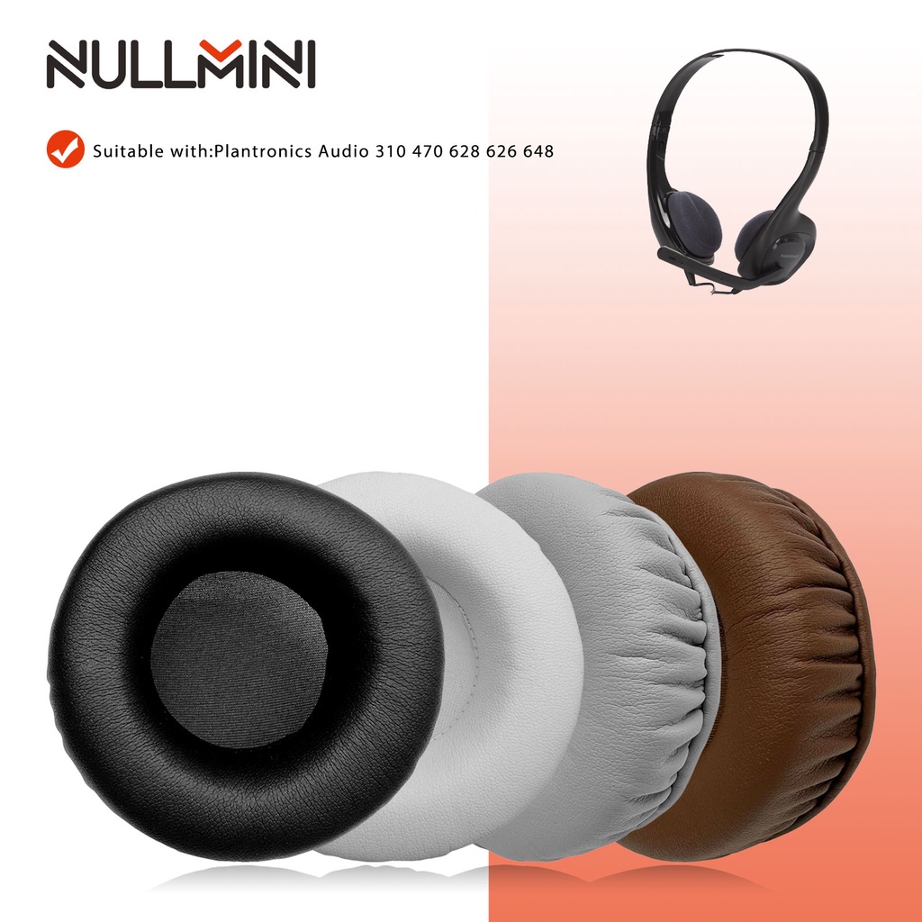 PLANTRONICS Nullmini 替換耳墊適用於繽特力音頻 310 470 628 626 648 耳機耳墊耳罩