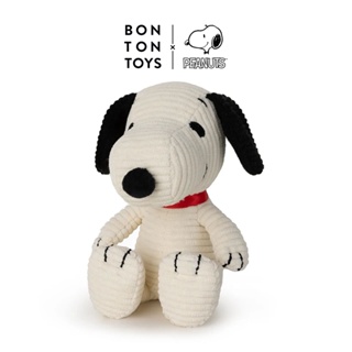 BON TON TOYS｜Snoopy史努比燈芯絨填充玩偶-奶油 12cm