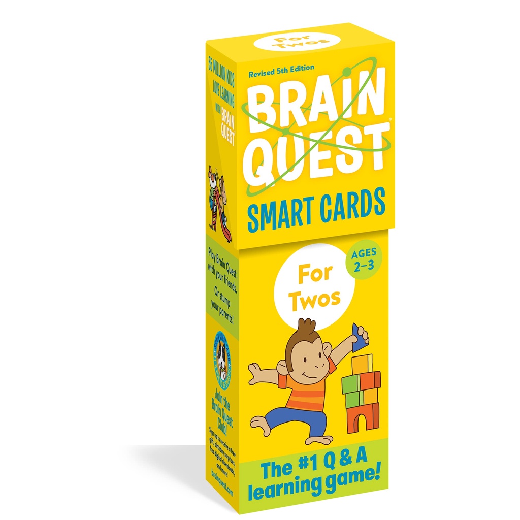 Brain Quest For Twos Smart Cards, Revised 5th Edition/Workman Publishing【禮筑外文書店】