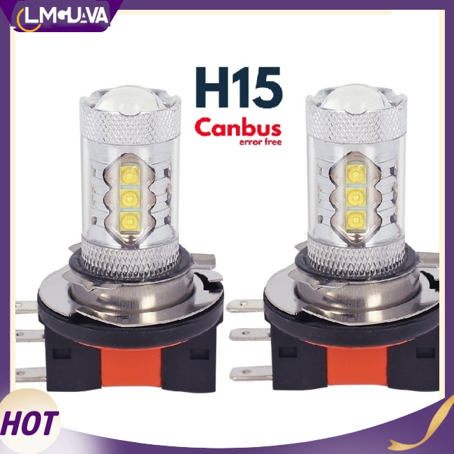 Lmg 1 對大功率霧燈 Led 頭燈適用於高爾夫 Mk6 和 Mk7 使用 Led H15 80w