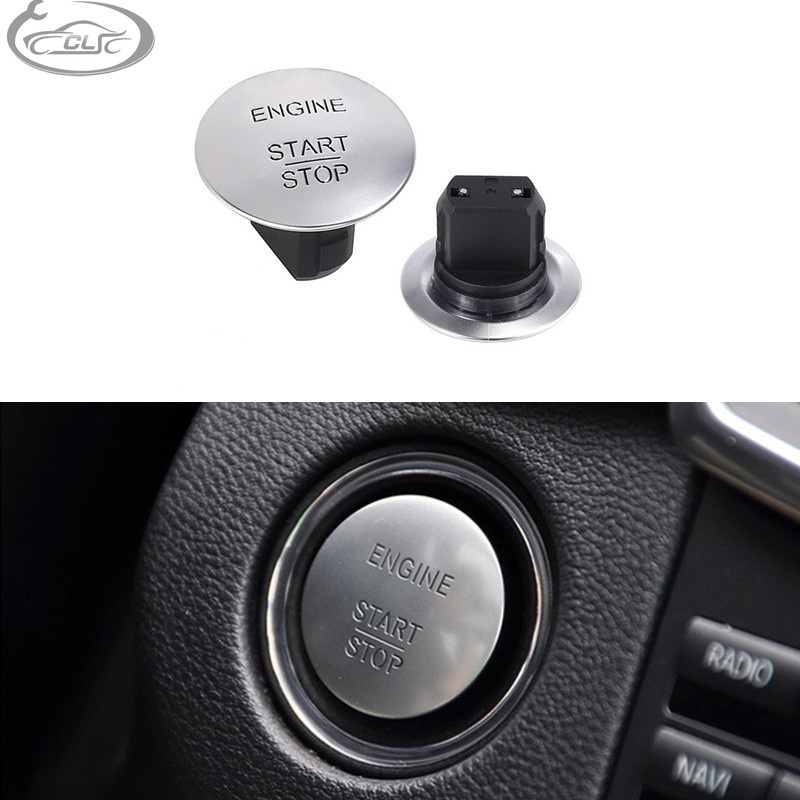 適用於Benz 賓士A級  無鑰匙啟動停止一鍵啟動開關按鈕配件