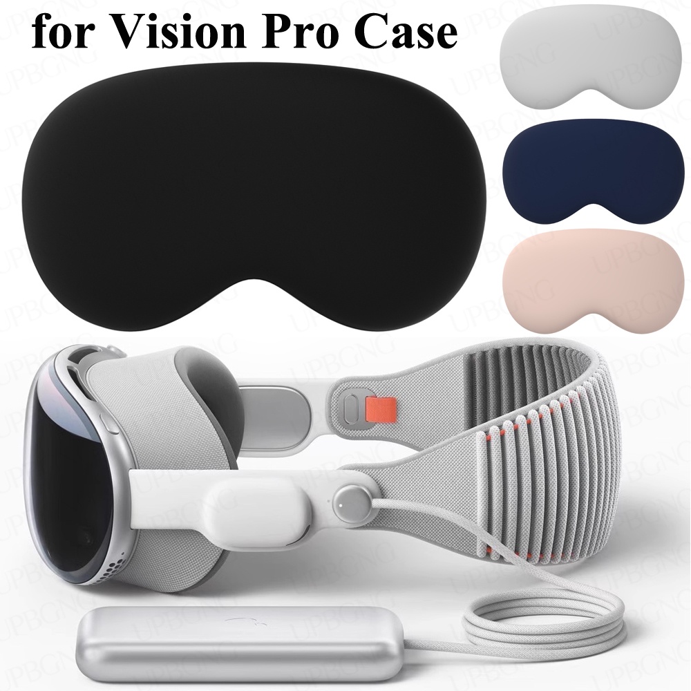 適用於 Apple Vision Pro 配件的 Apple Vision Pro VR 耳機頭罩鏡頭蓋控制器手柄矽膠保