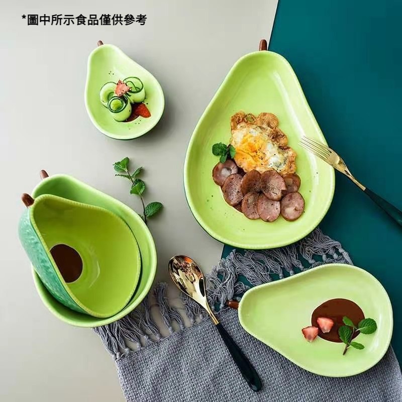 陶瓷餐具 ins風 可愛 家用米飯碗 大湯碗 烤盤 創意焗飯盤 早餐盤 魚盤