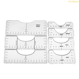 Dou 7 件裝 T 恤對齊尺成人青少年幼兒嬰兒尺靈活塑料