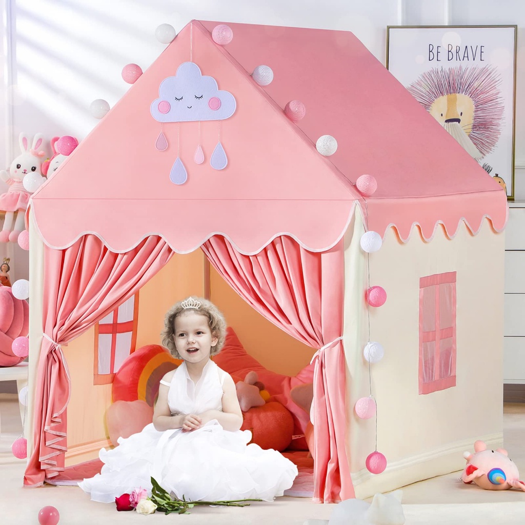 兒童遊戲帳篷室內公主娃娃大型童話劇場兒童公主城堡帳篷玩具女孩幼兒兒童遊戲屋