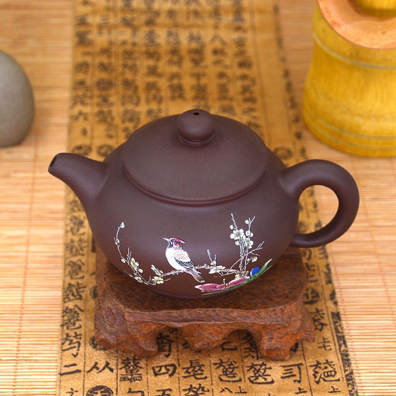 宜興紫砂壺純手工茶壺家用泡茶壺功夫茶具套裝旅行小茶壺對嘴喝