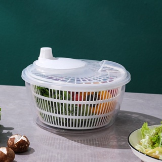家用手動蔬菜沙拉脫水機多功能蔬菜排水清潔籃