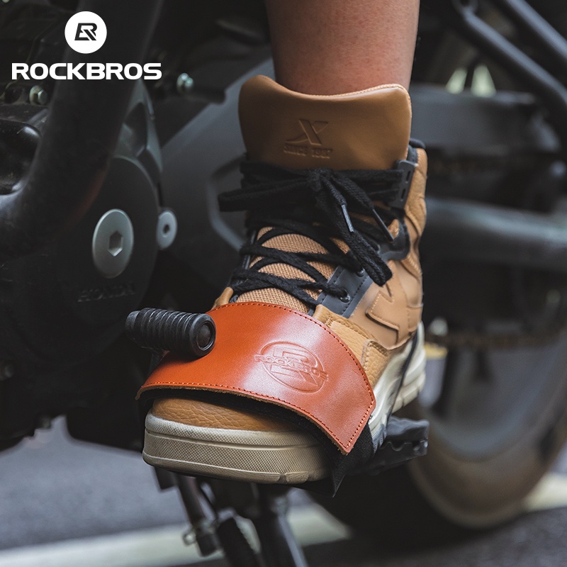 ROCKBROS 摩托車鞋套換檔套換檔橡膠 Durabale 保護電機旅行防滑騎行鞋靴